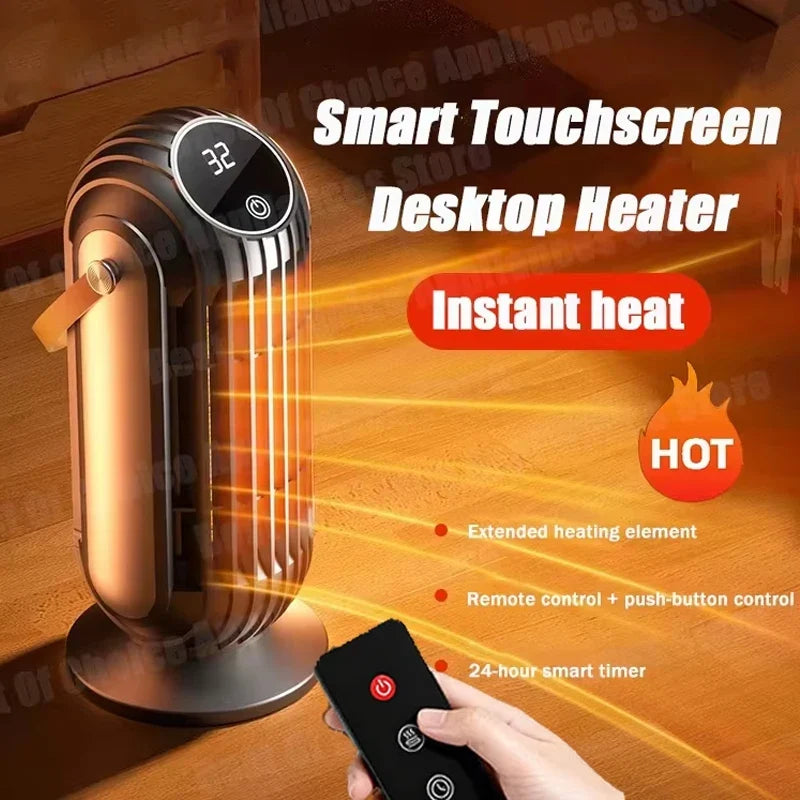 2000W PTC Ceramic Desktop Space Heater | 4 Heat Settings