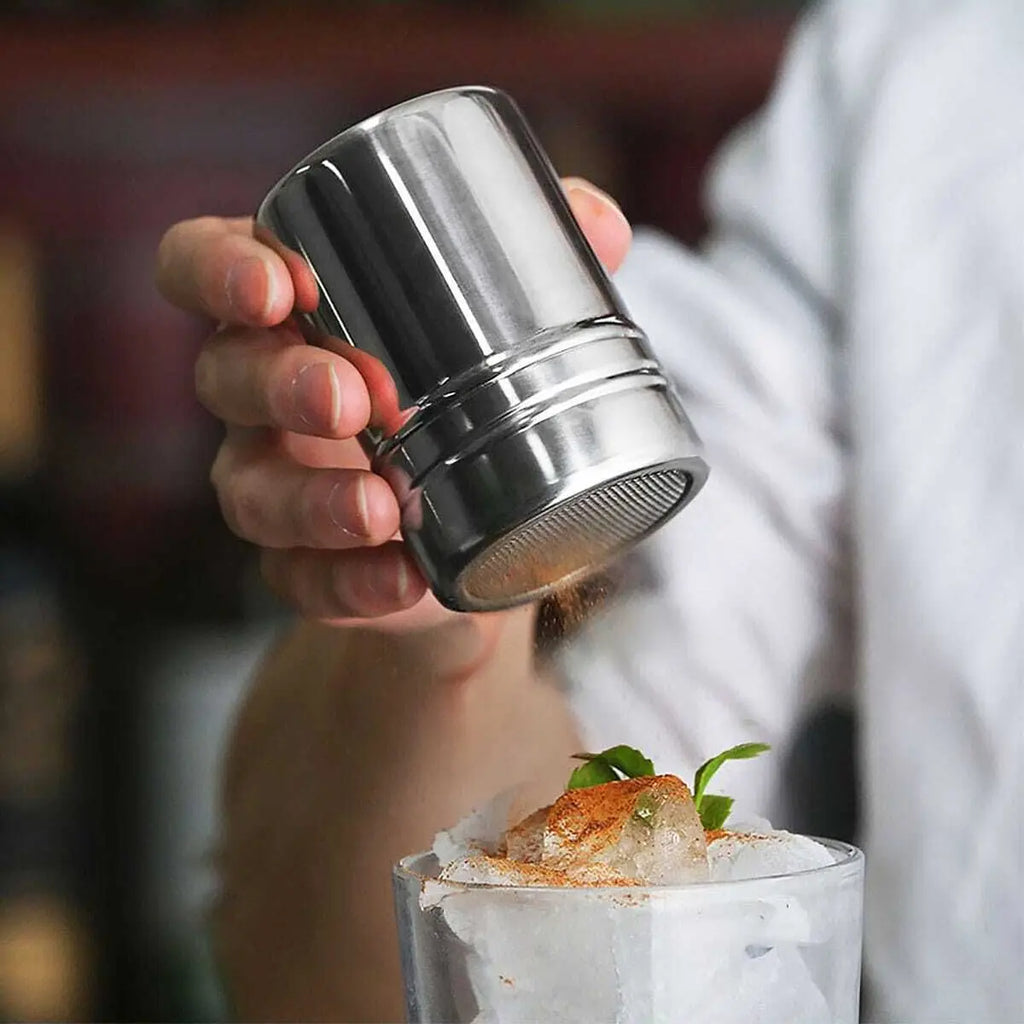 Stainless Steel Mesh Powder Shaker – Cocoa, Spice & Sugar