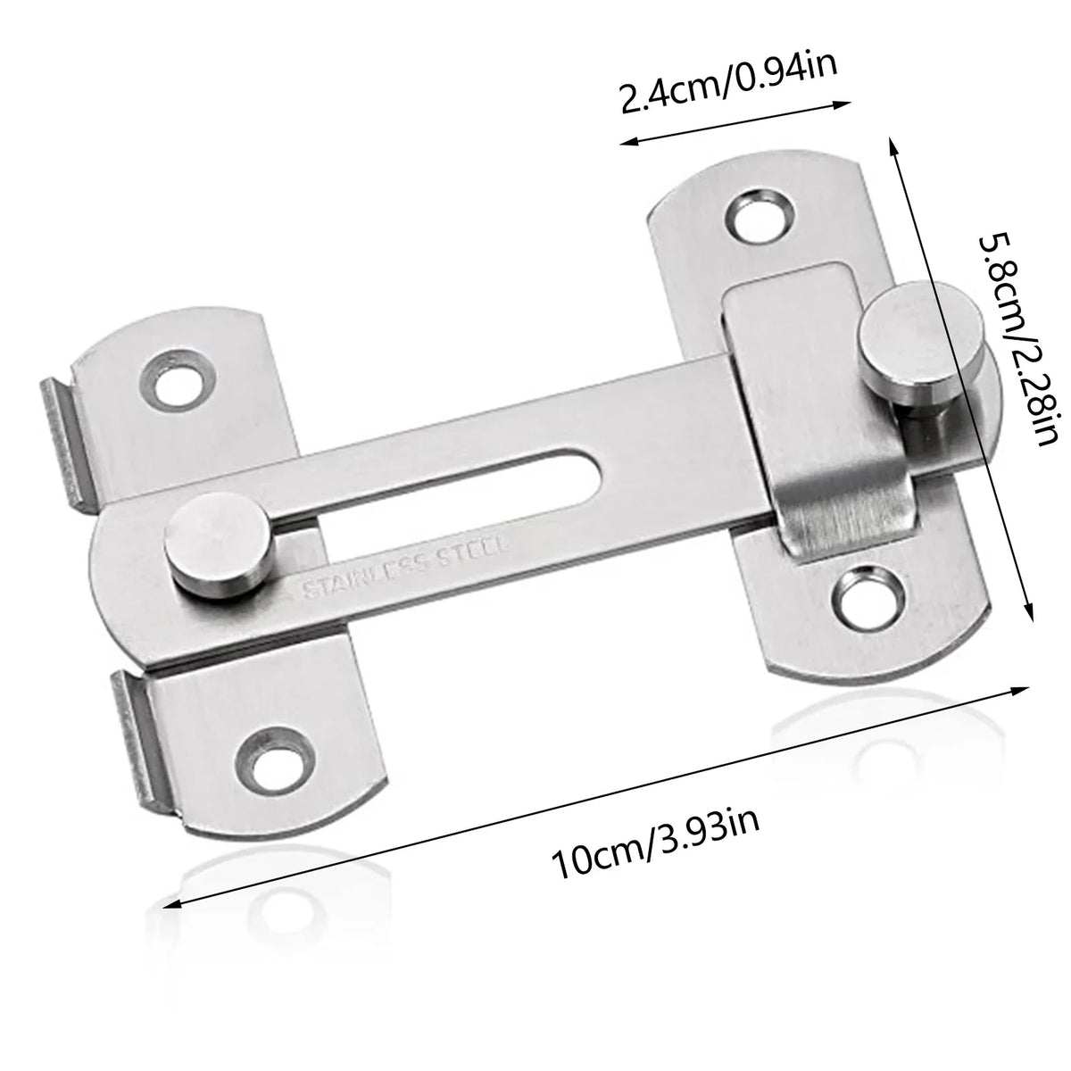 Stainless Steel Child Safety Sliding Cabinet Door Bolt Lock