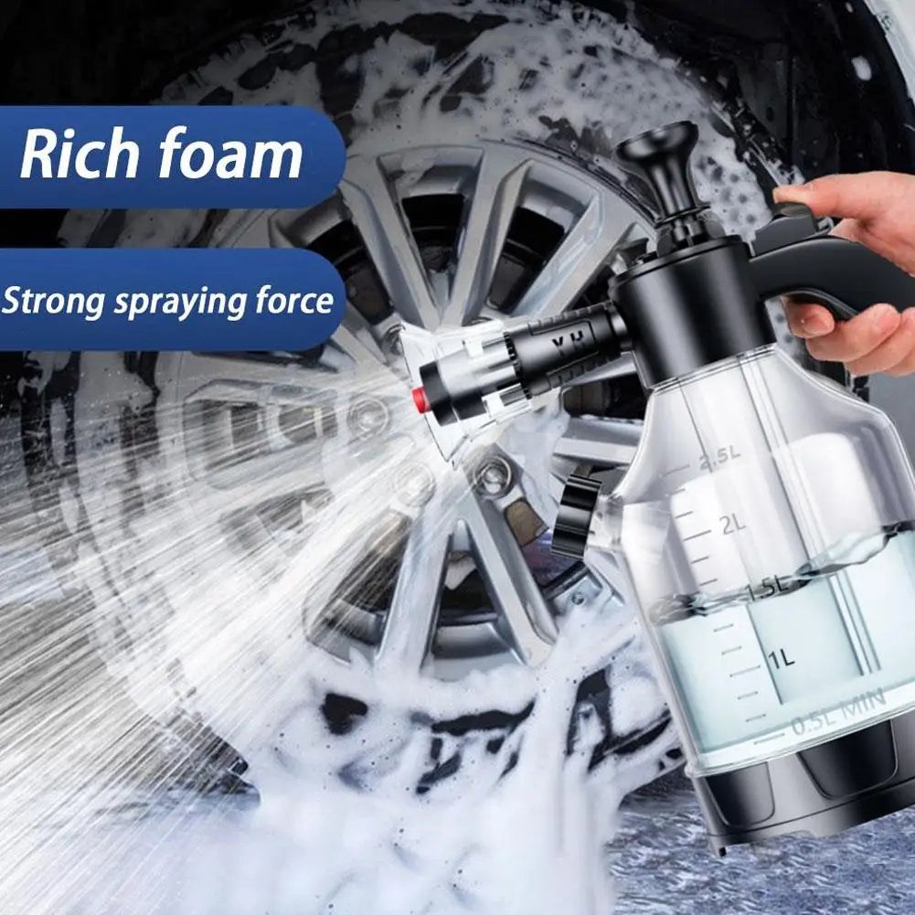 Car Wash Foam Sprayer Bottle Hand-held Watering Can Air Pressure