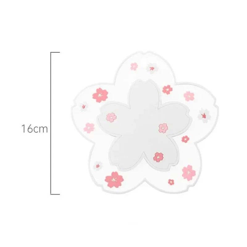 Kawaii Sakura Cup Coaster | Non-Slip Japanese PVC Table Mat
