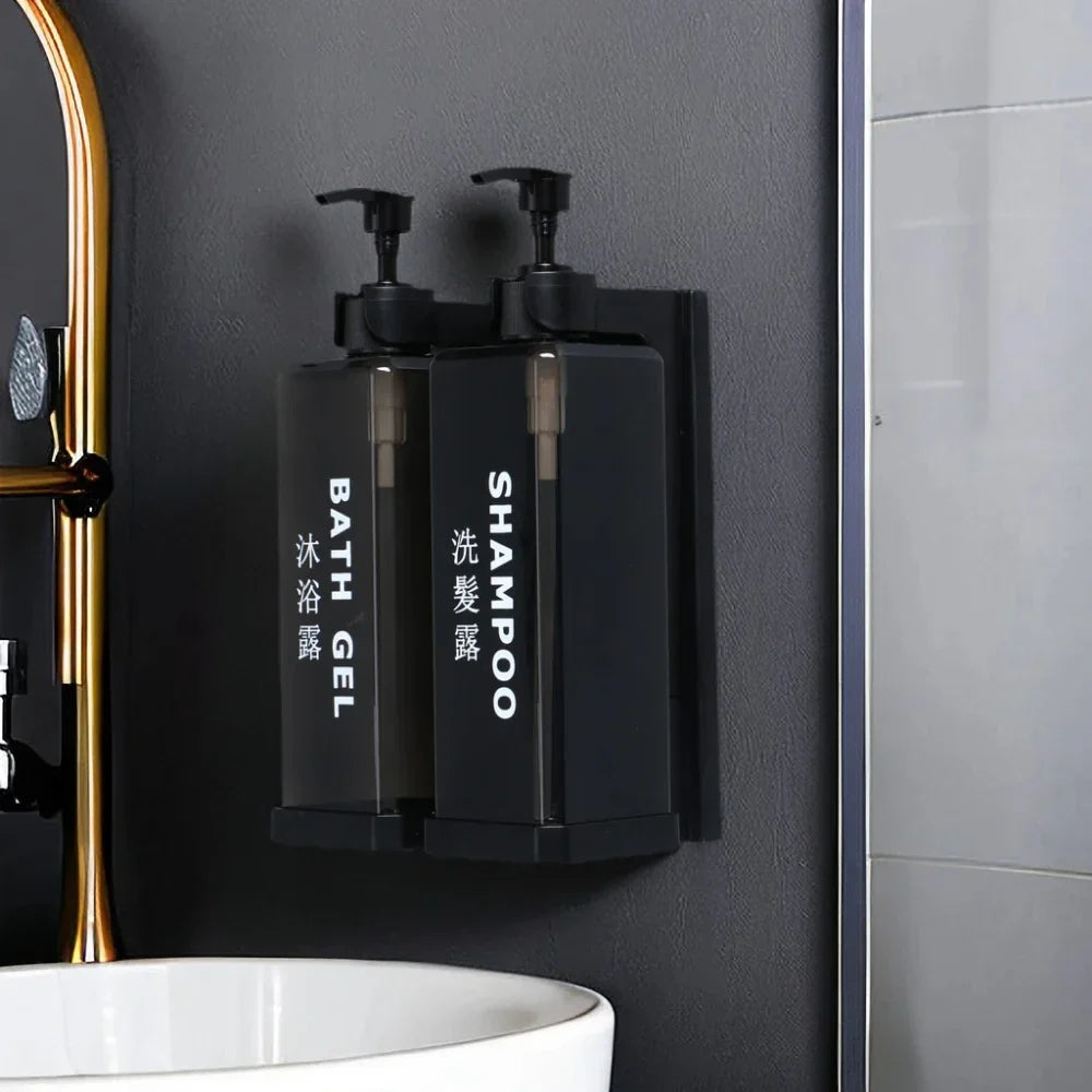 Wall Mounted Soap Dispenser | No-Drill 500ml Lockable Pump