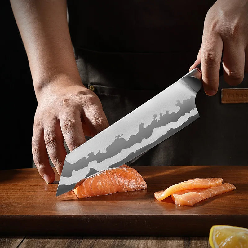 XUAN FENG Folding Fruit Knife – D2 Steel & Wooden Handle