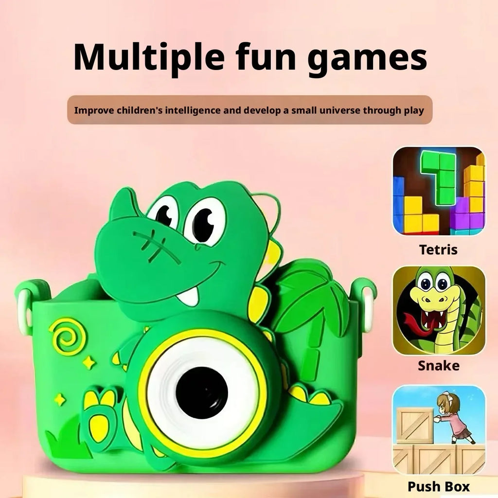 Kids Cartoon Digital Camera 1080P 20MP + 128GB SD | Ages 3–12