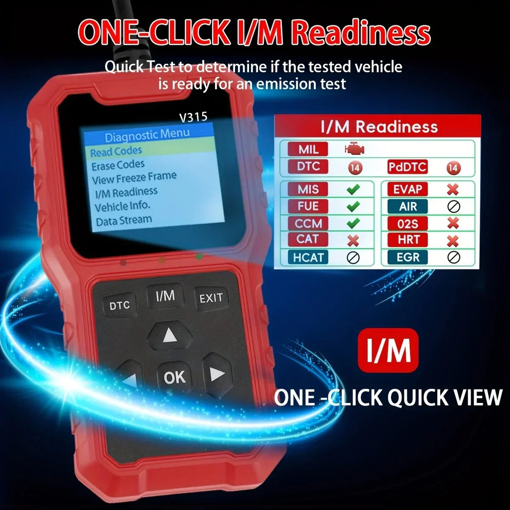 OBD2 Scanner V315 – Check Engine Code Reader & Diagnostic Tool