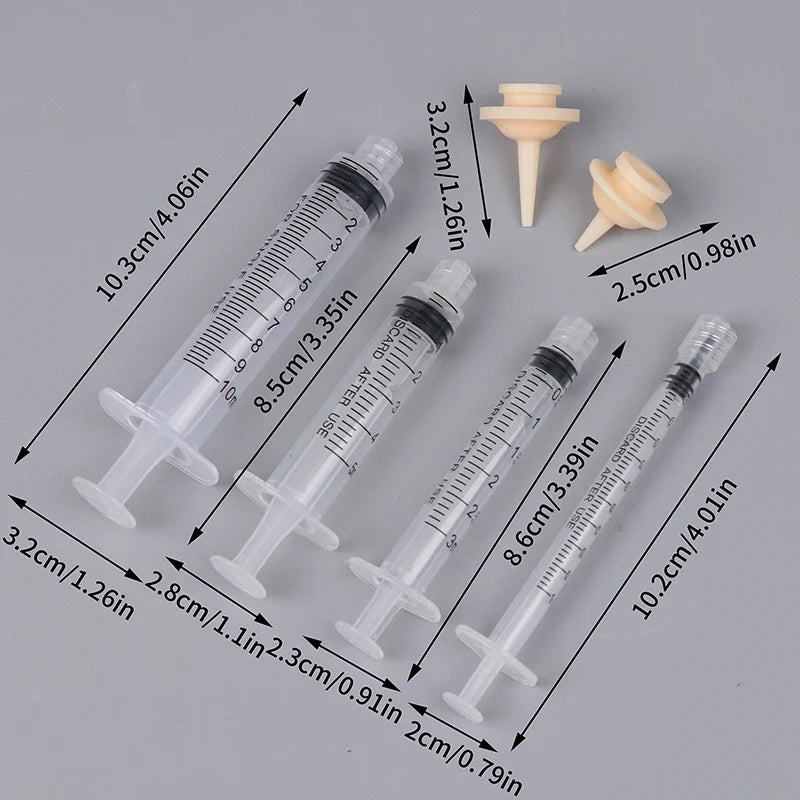 Pet Oral Syringe Feeder with Silicone Nipple | Puppy Kitten