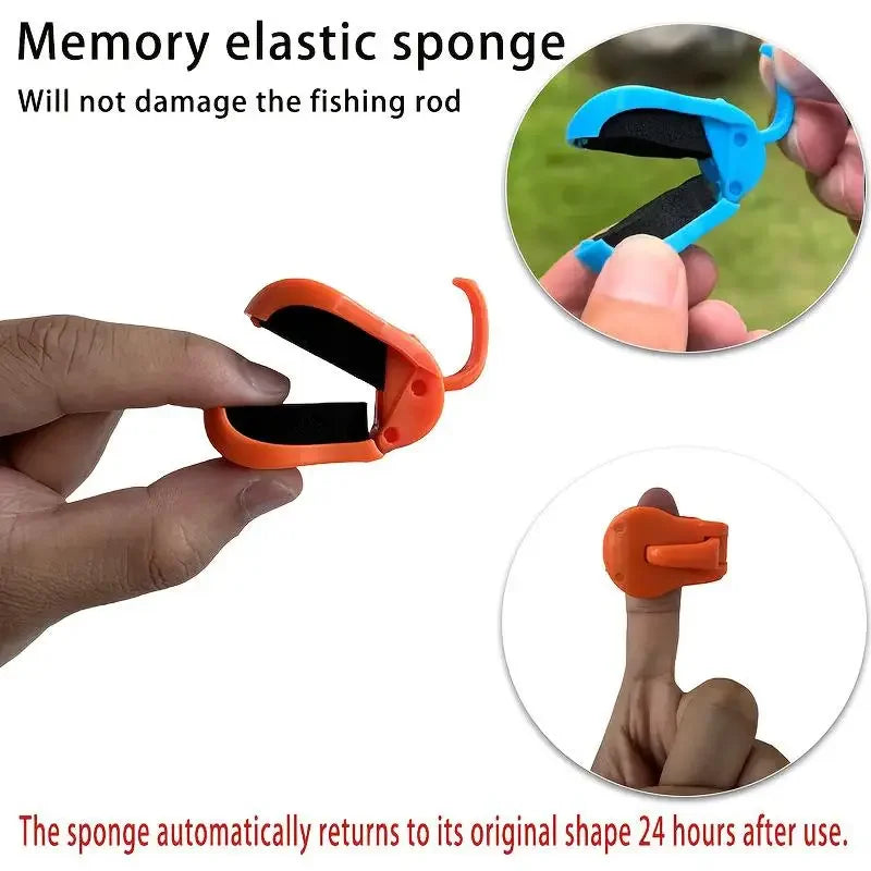 Quick-attach Fishing Rod Clip Tool-free 1-Hand Holder Freshwater Rods