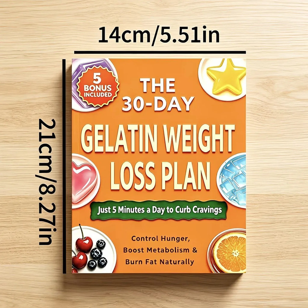 30-Day Gelatin Weight Management Plan Book Easy Daily Body-contouring