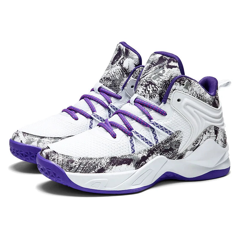 YBQJOO Breathable Basketball Sneakers | Unisex Athletic Shoes