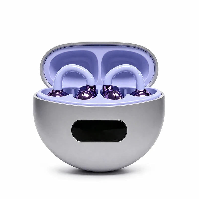 B50 OWS Bluetooth Ear Clip Earbuds with LED Display