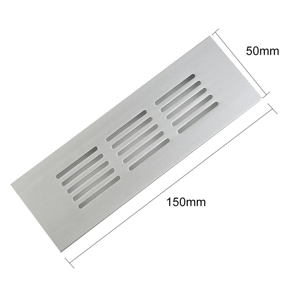 50mm Aluminum Ventilation Grille | Cabinet & Wardrobe Air Vent