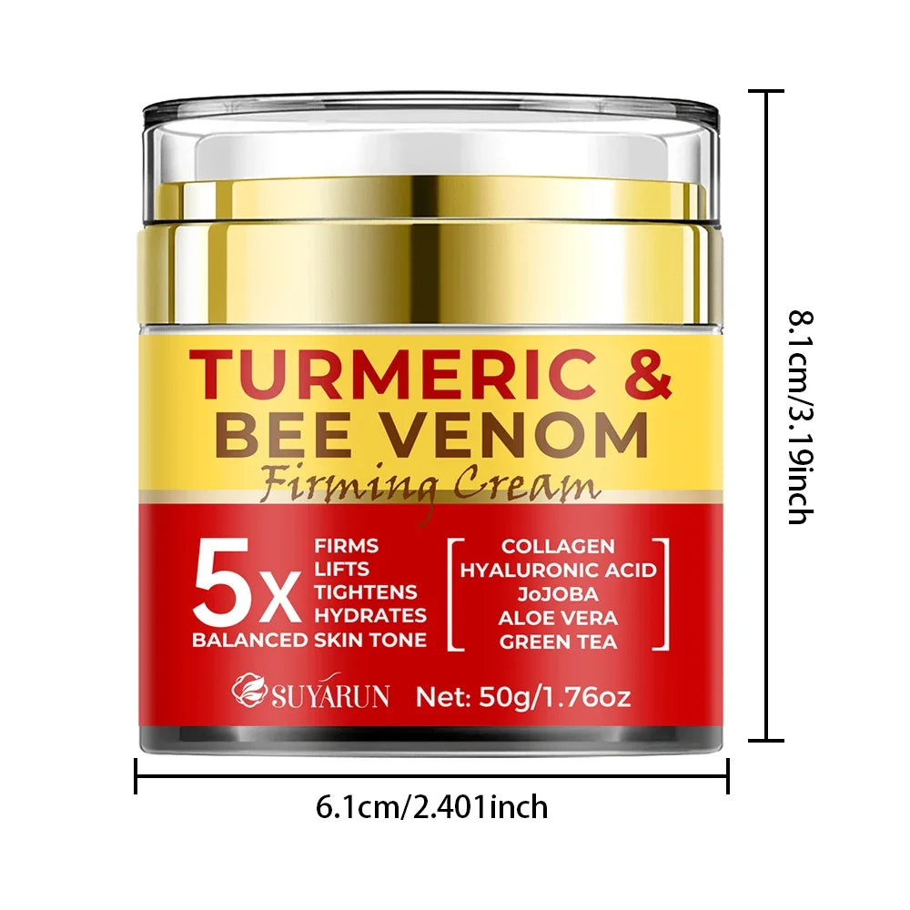 SUYARUN Turmeric & Bee Venom Firming Face Cream | Anti-Aging