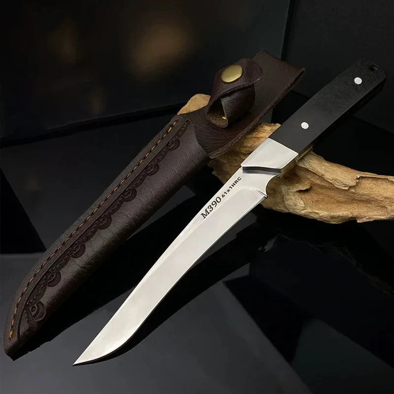 Stainless Steel Boning Knife with Blade Sleeve | 13cm