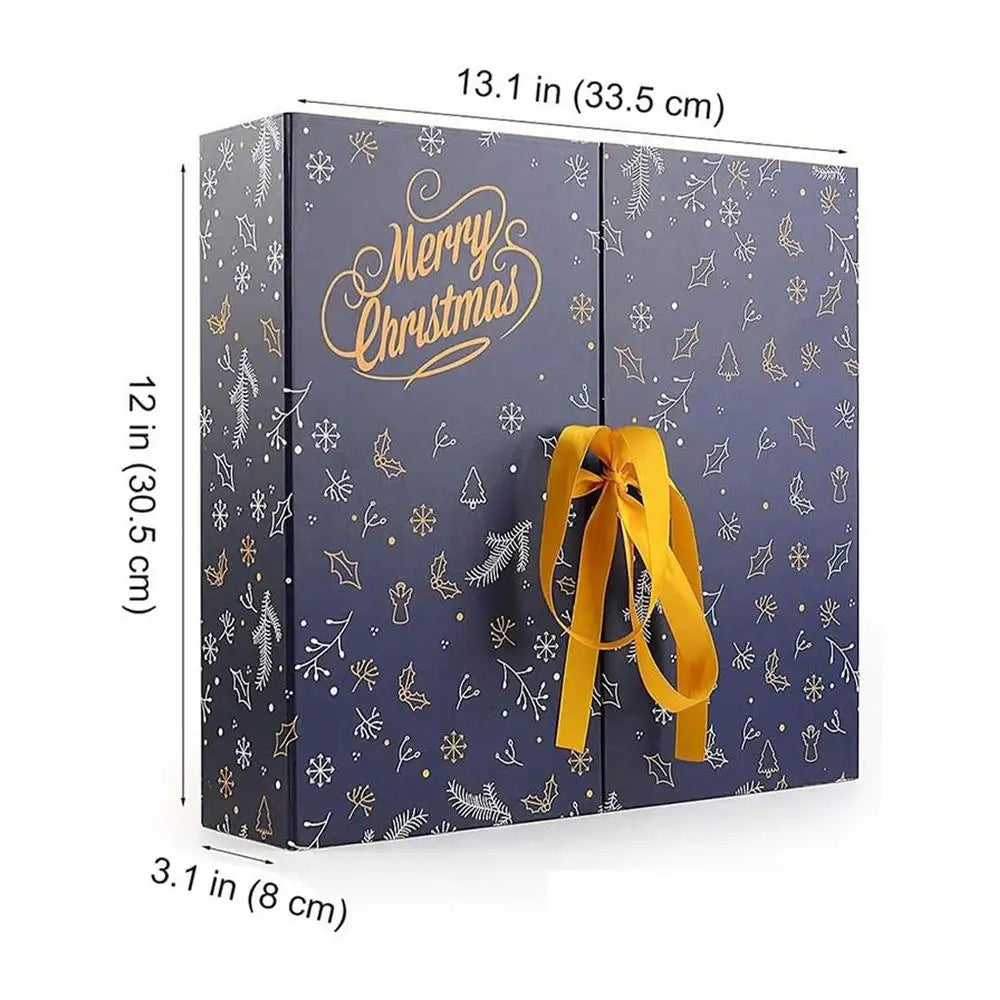 Empty Countdown Calendar Refillable Advent 24 Days Christmas Boxes
