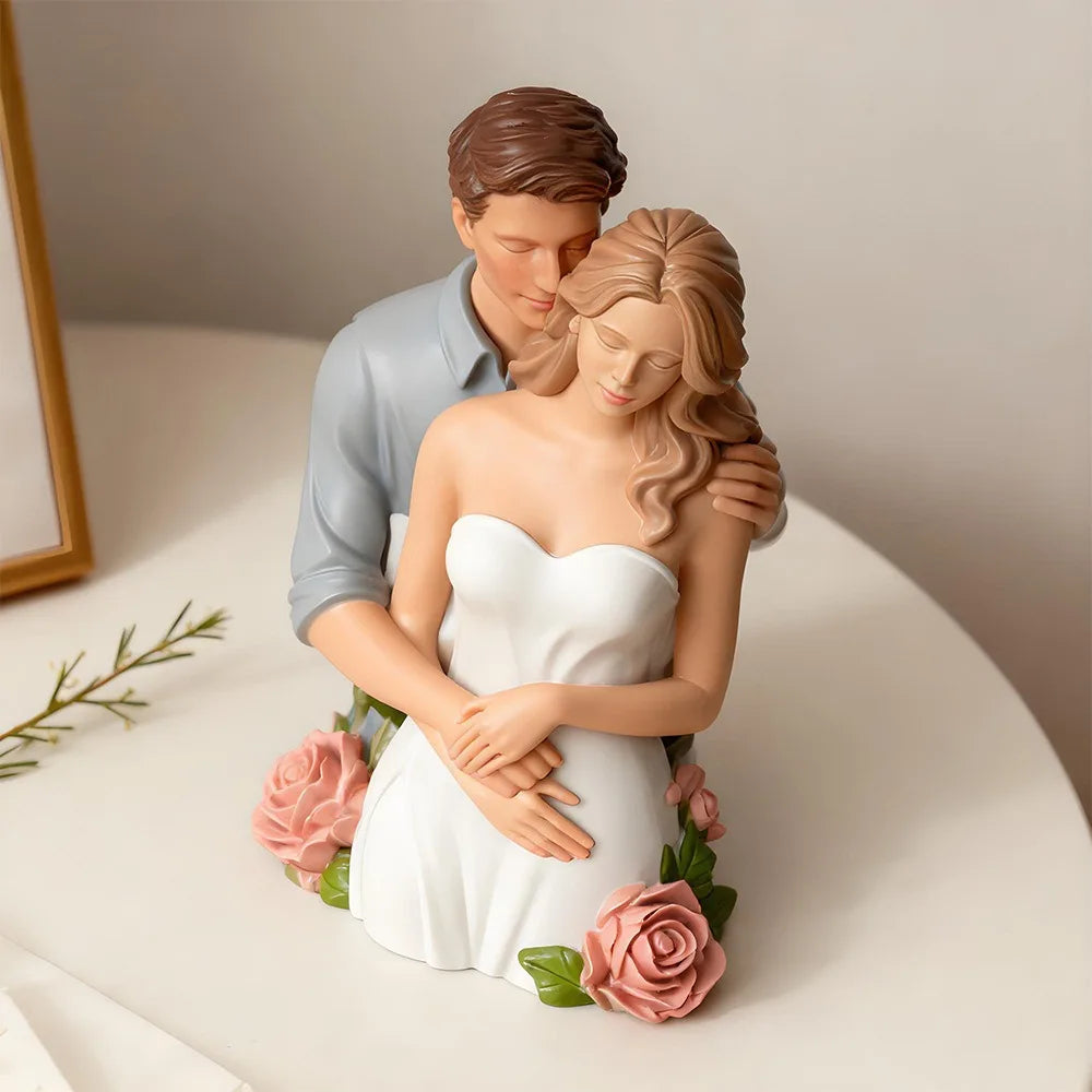 Romantic Valentine's Day Couple Candle Mold 3D Angel Easy Demould DIY