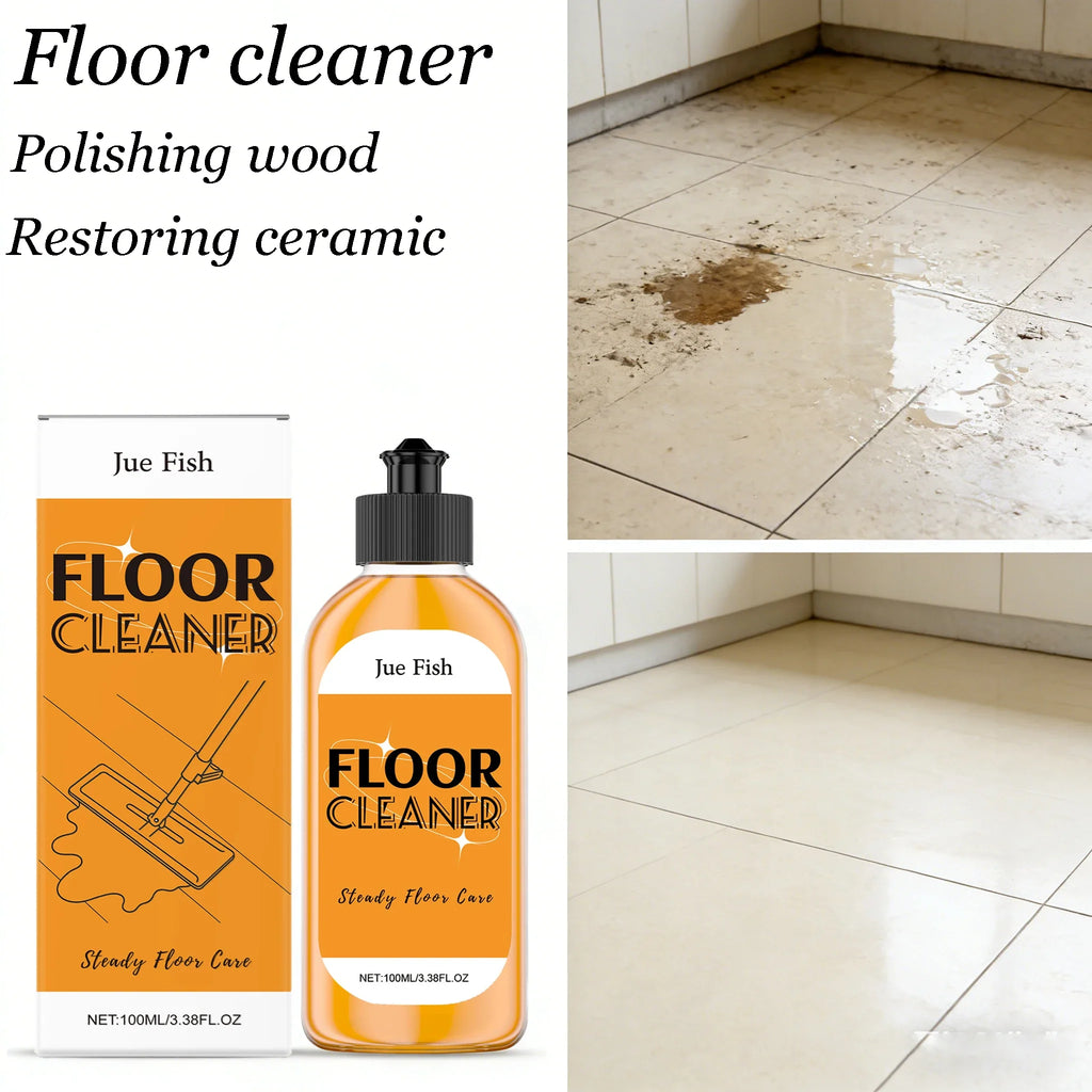 Jue-Fish 100ml Multi-Surface Floor Cleaner | Polish & Dirt Removal