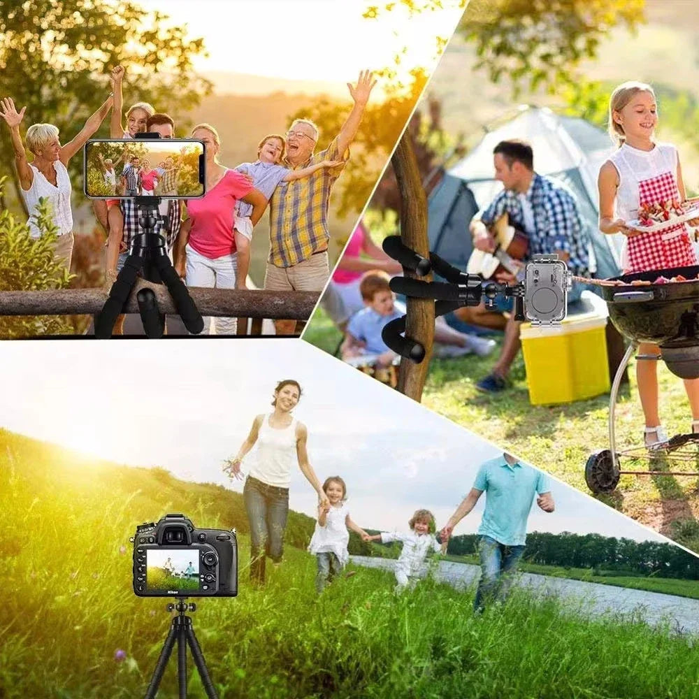 VeFly Mini Flexible Tripod – 360° Swivel Phone & Camera Mount