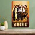 Young Guns Classic Movie Metal Poster Sign – Vintage Wall Art