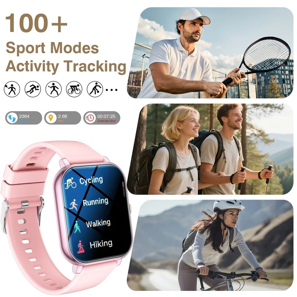 LOMAXFR 1.83" HD Smartwatch – BT Calling & Sports Tracking