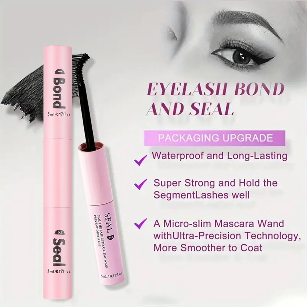 YADORNOS Lash Bond & Seal Kit – Strong Hold Lash Glue + Tweezers