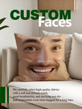 Custom Face Square Pillow | Personalized Photo Gift