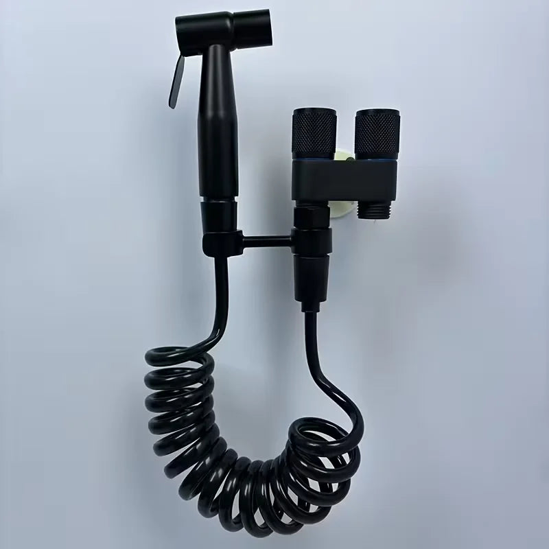 Wall-Mounted High-Pressure Toilet Spray Gun | Bathroom Cleaner