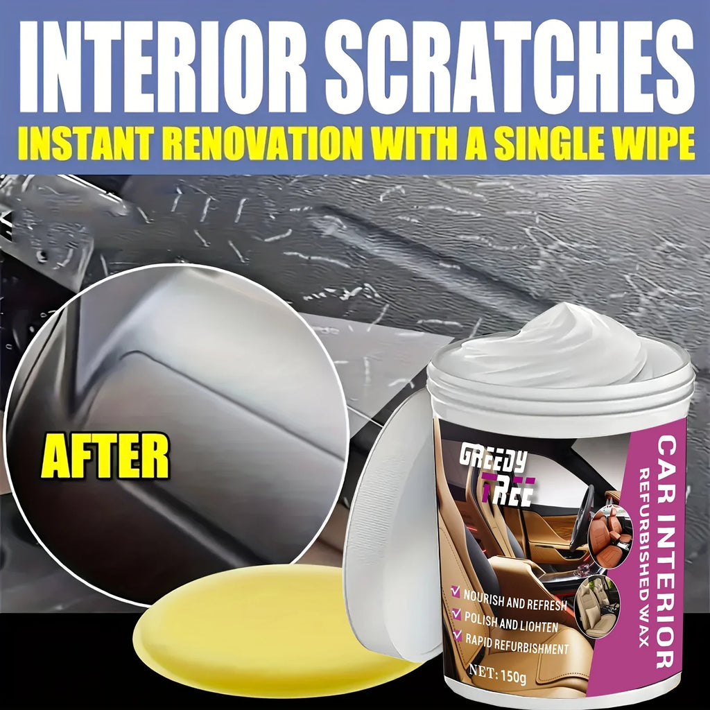Car Interior Coating Paste – Dashboard & Seat Polish Cleaner