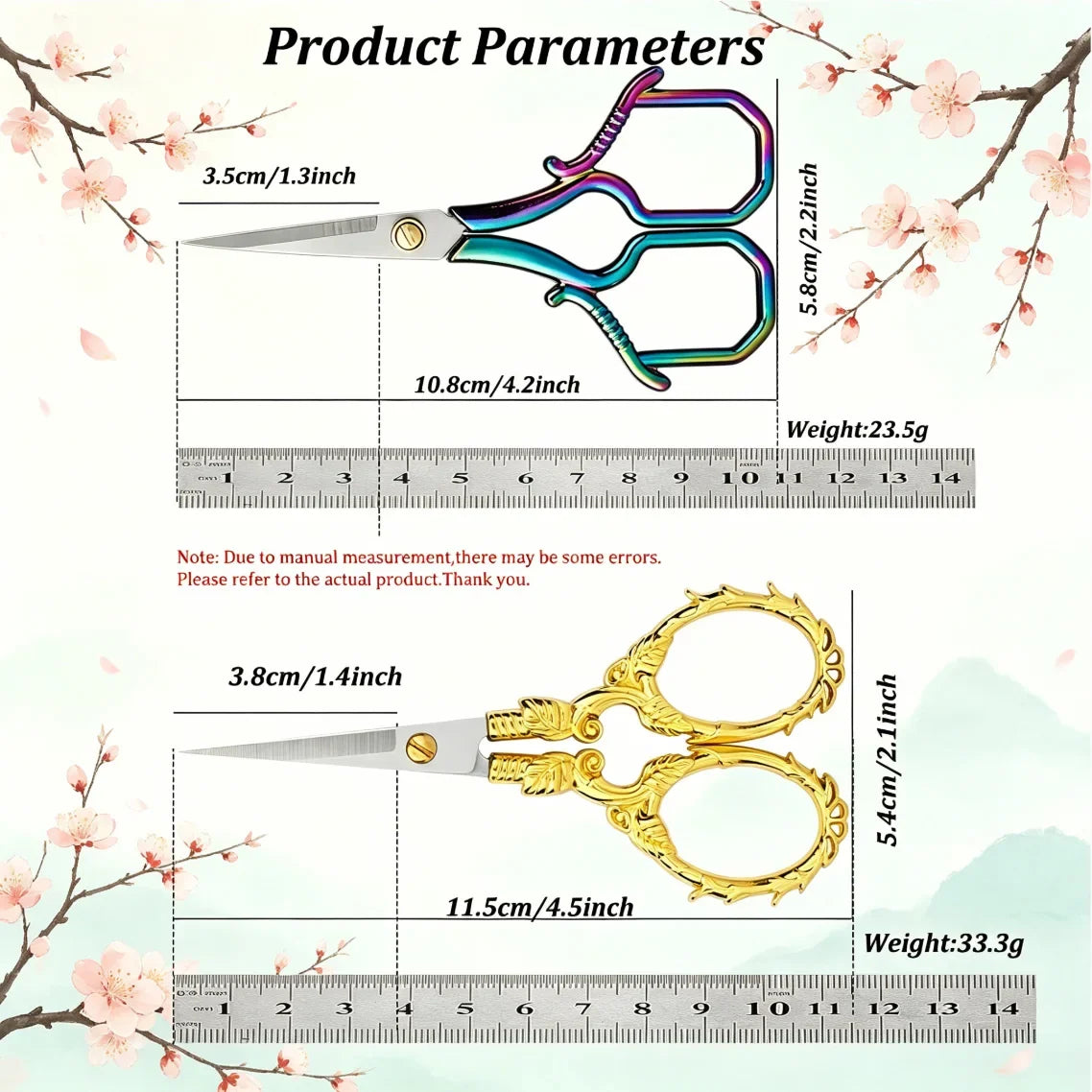 Embroidery Scissors – Precision Stainless Steel Sewing Snips
