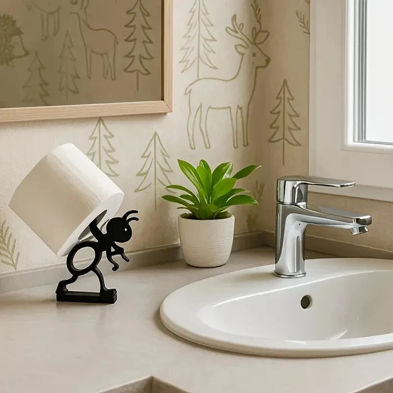 Cute Animal Tissue Holder – Minimalist Paper Roll Holder Gift