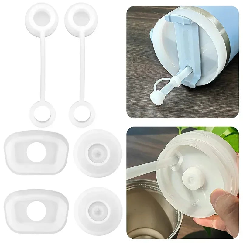 Silicone Spill Proof Stopper 3 6 Compatible Stanley Cup Tumbler Water