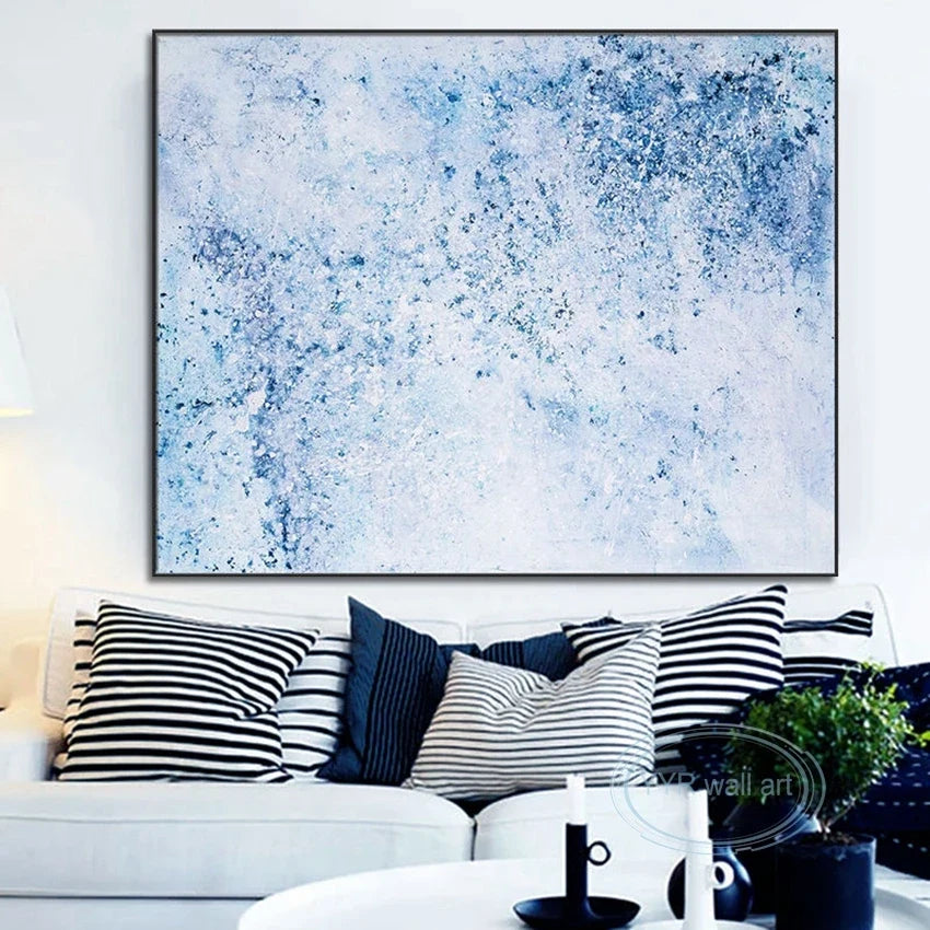 Hand-Painted Abstract Oil Painting Canvas Wall Art | Modern Décor