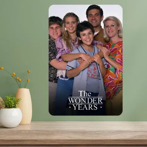 Wonder Years Classic TV Show Metal Poster Sign | Retro Decor