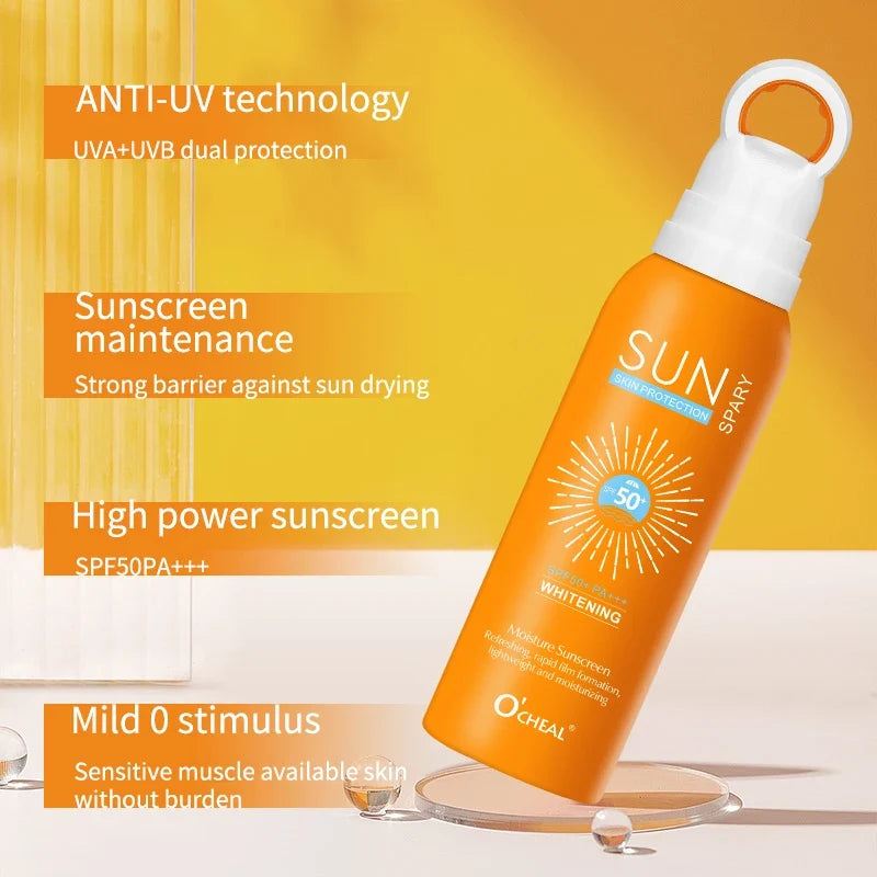 O'Cheal SPF 50+ Sunscreen Spray 150ml – Moisturising & Brightening