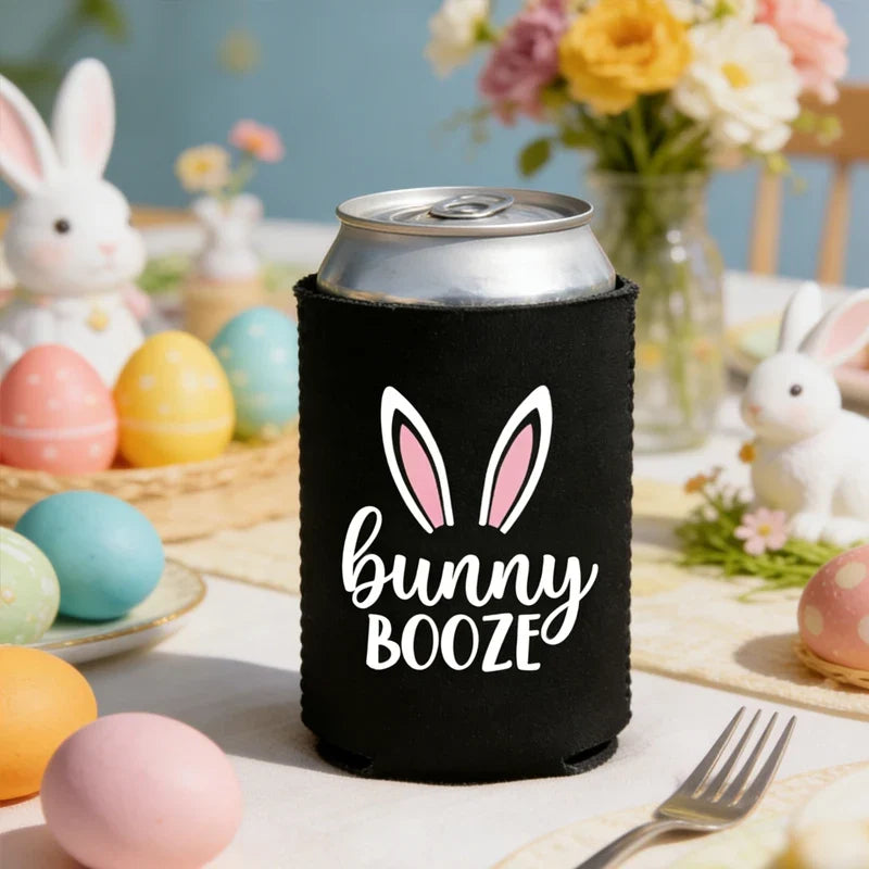 4-Pack Bunny Ear Can Coolers – Easter Basket Stuffers & Party