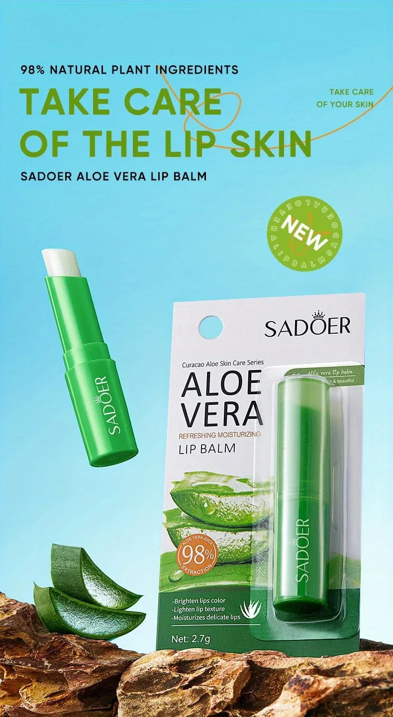 REAROYA Aloe Lip Balm – Hydrating, Moisturizing & Crack Repair