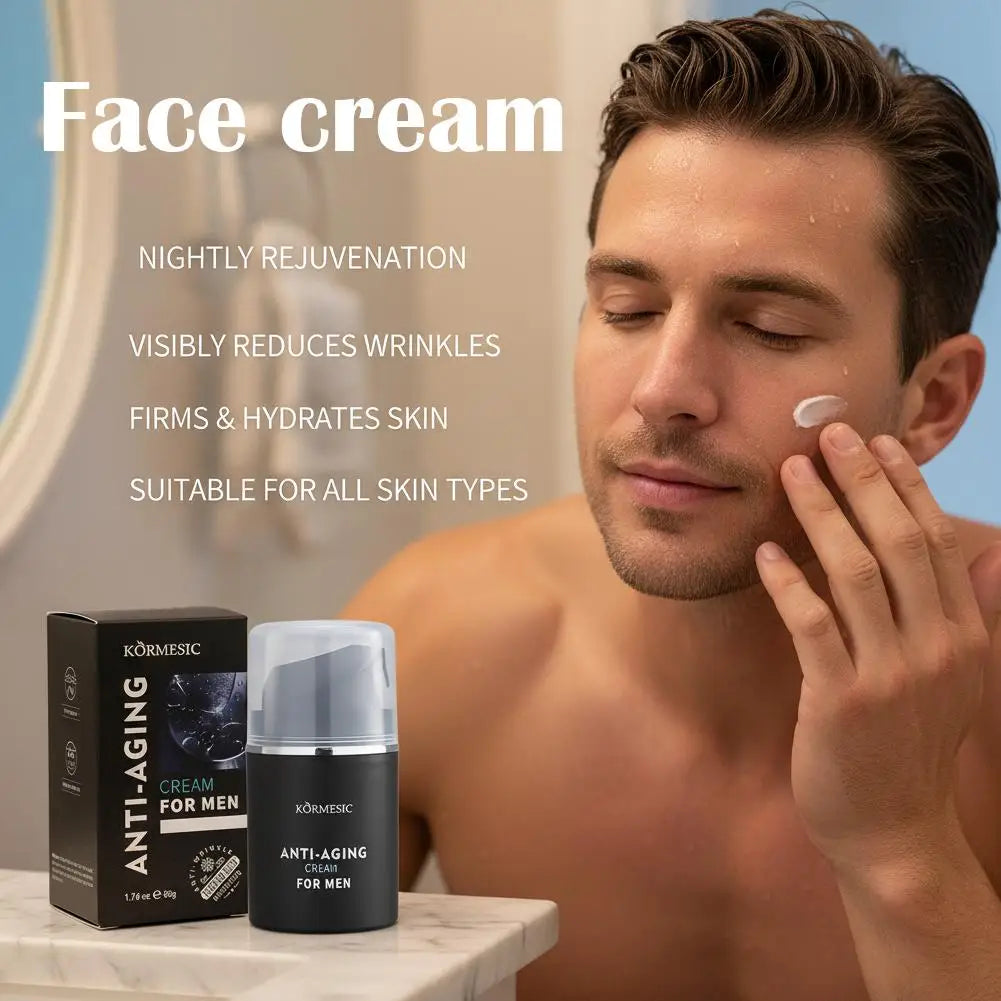Men Face Cream Improve Male Rough Facial Skin Balance Oil Shine