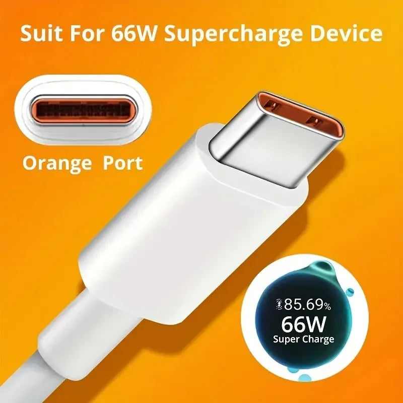 120W 6A USB-C Fast Charging Cable | 3/5/10 Pack Android