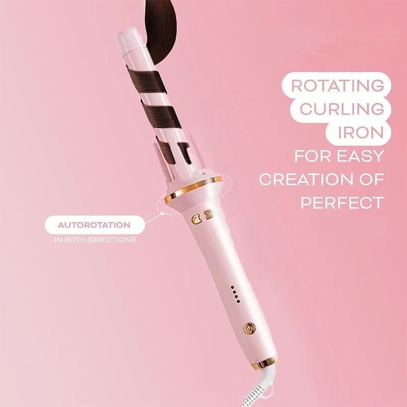ROFAELEC 28mm Auto Rotating Ionic Curling Iron – Large Waves