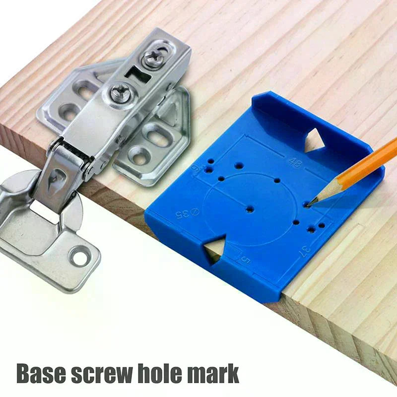 2-Pack Cabinet Door Hinge Drilling Locator & Positioning Jig