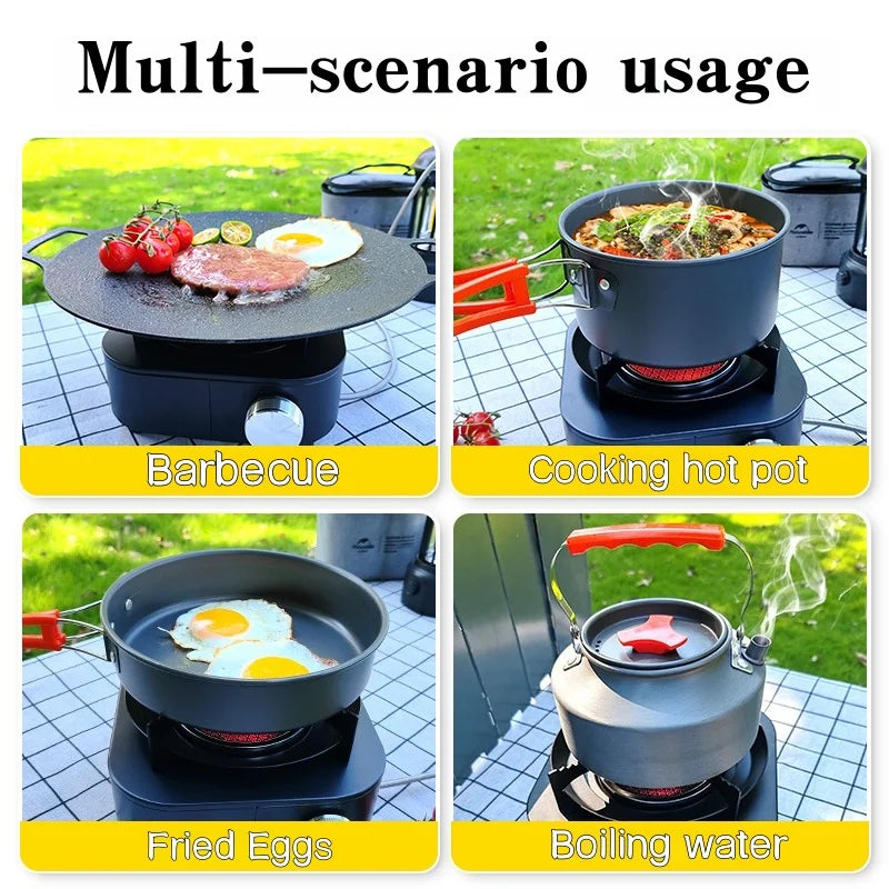 Portable Infrared Camping Gas Stove – Windproof & Energy-Saving