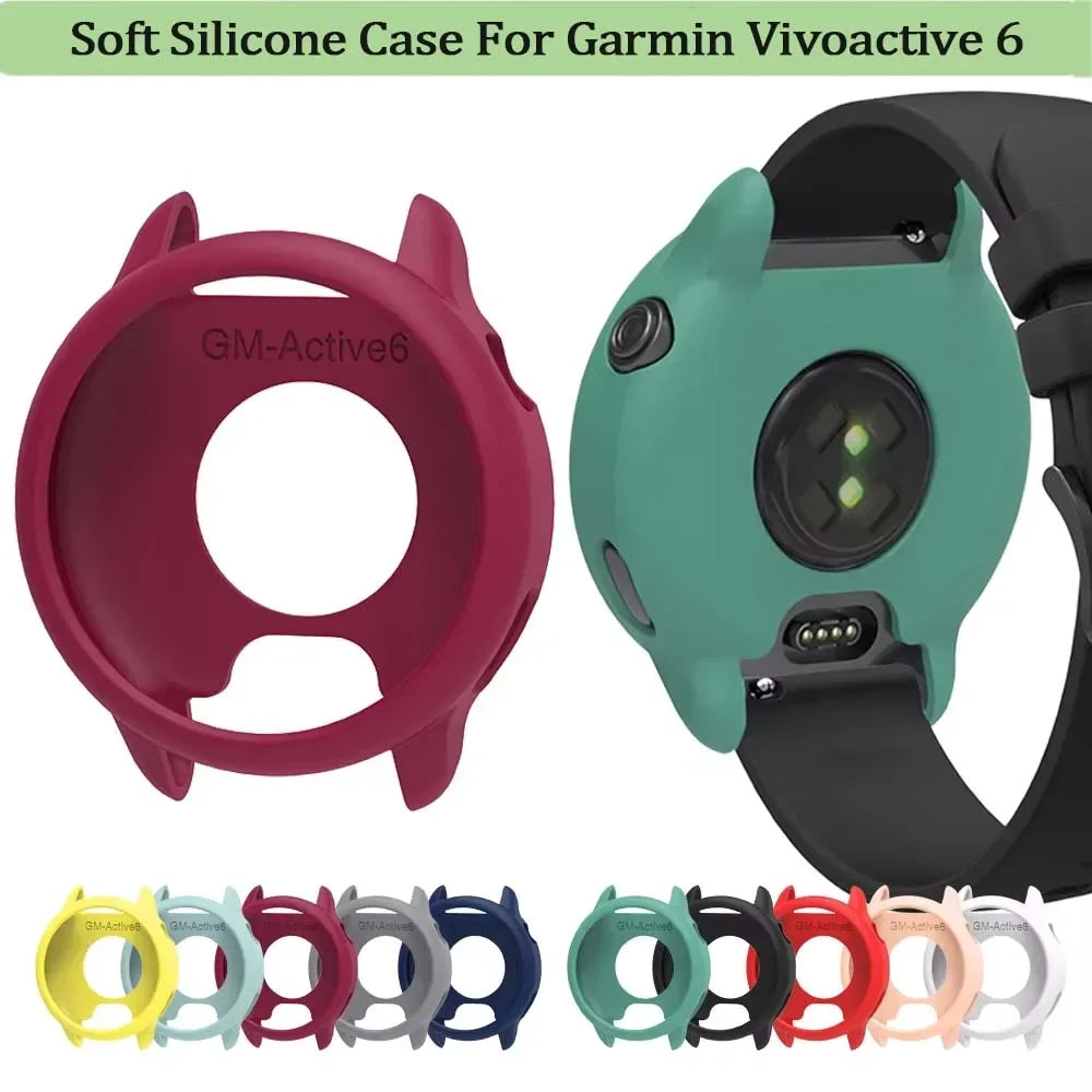 Silicone Case for Garmin Vivoactive 6 – Protective Bumper Cover