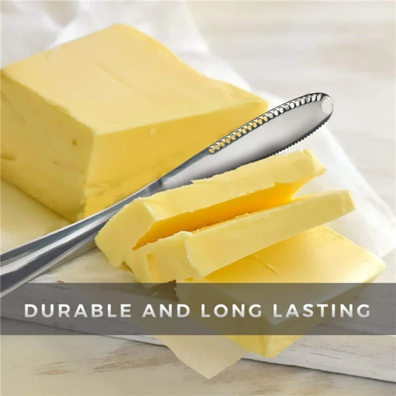 Stainless Steel Cheese & Butter Knife – Jam & Cream Spreader