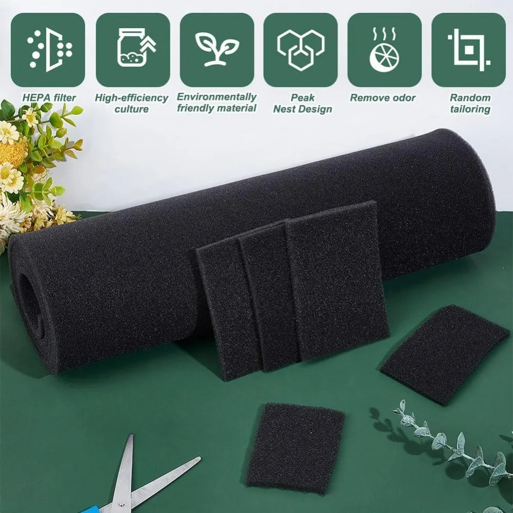 Activated Carbon AC Filter Sheet 59x15.7 in – Cut-to-Fit