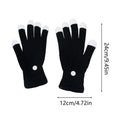 LED Light-Up Party Gloves – Colorful Flashing Half-Finger