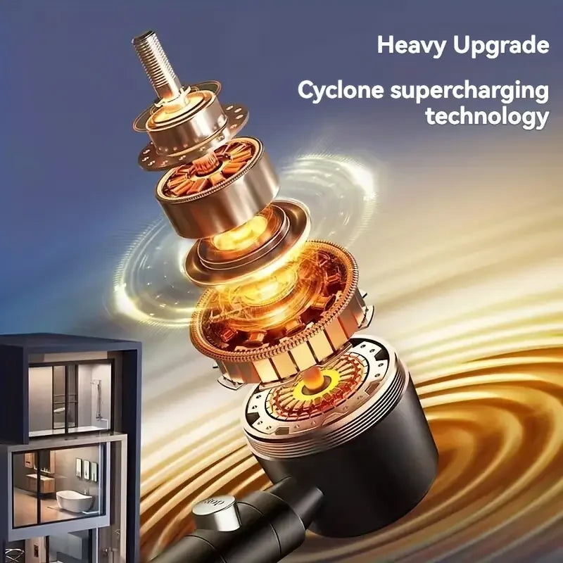 5-Mode Handheld Shower Head | High Pressure & Water Saving