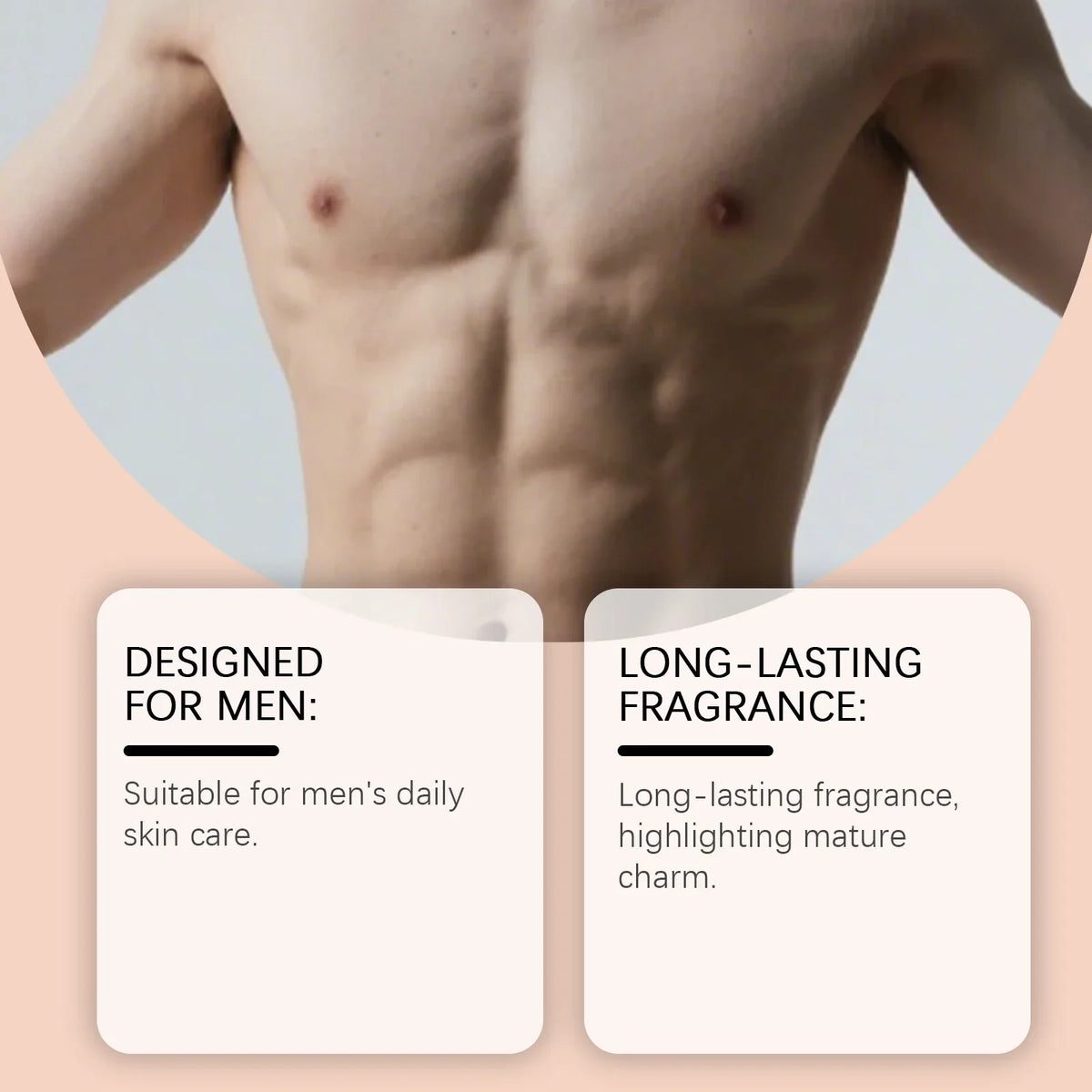 OceAura Men's Moisturizing Body Cream – Shea Butter & Sandalwood