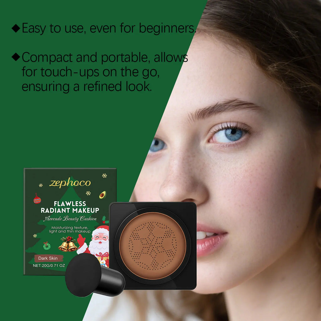 Deep Skin Tone Radiance Cushion Cream – Long-Lasting & Lightweight