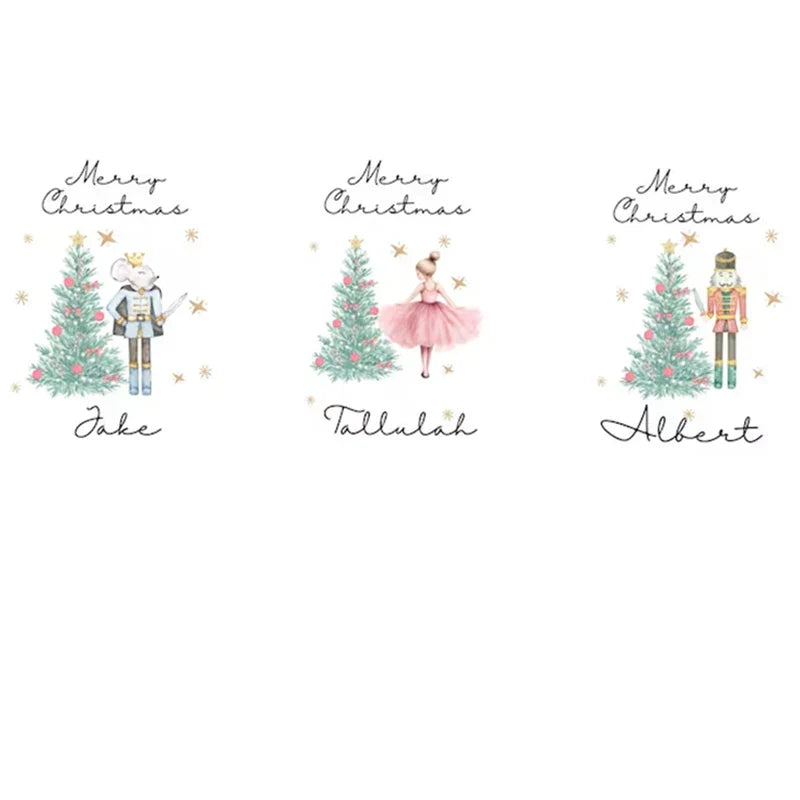 Personalised Christmas Gift Sack | Santa & Nutcracker Design