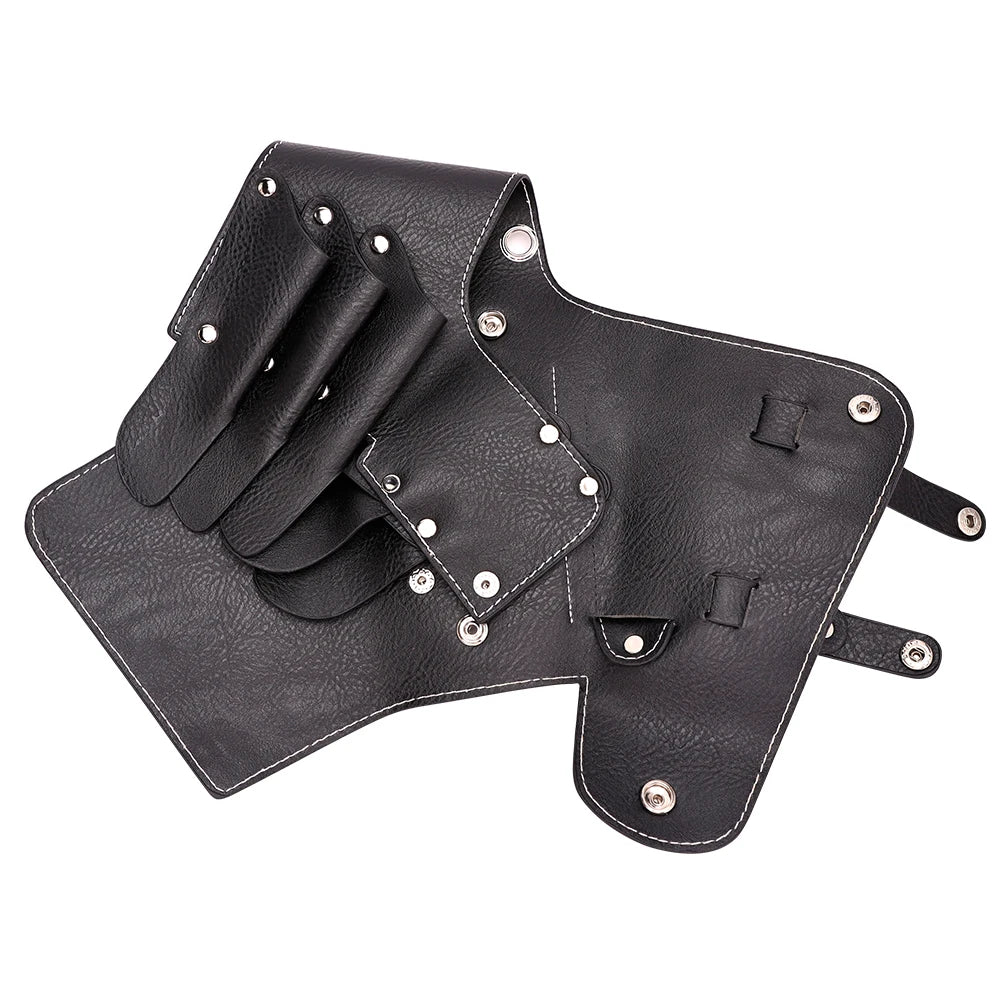 PU Leather Hairdressing Scissors Belt Bag | Salon Stylist Holster