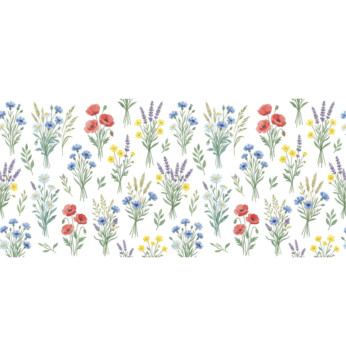 Wildflower UV DTF Transfer Sticker | Waterproof Floral Decal